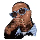 Хип-хоп переводные наклейки для мужской одежды, искусственные свитшоты, рок, хиппи гранж-панк, нашивки на одежду, аппликации