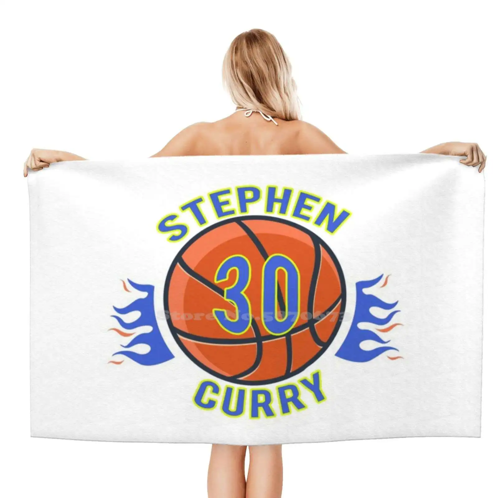 Пляжные полотенца Quick-Drying Sports Basketball Curry Steph Stephen Klay California Thompson на 30.