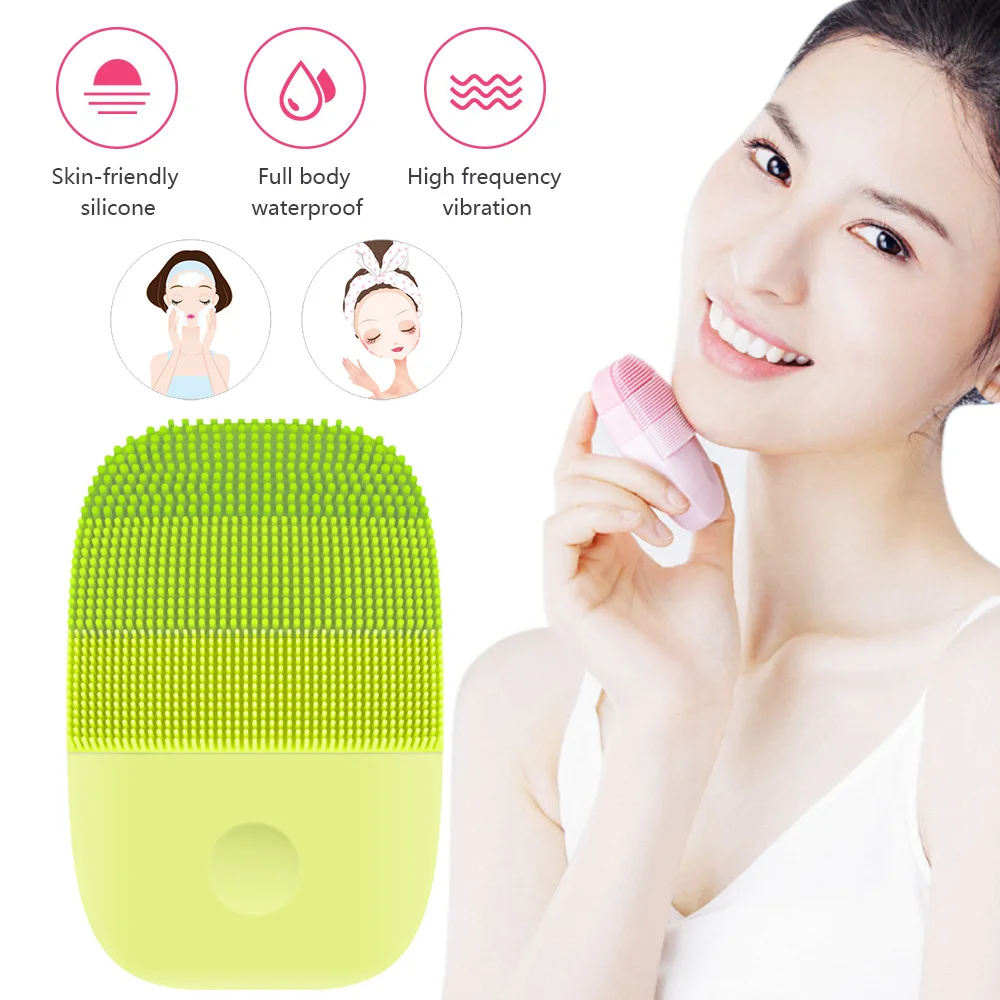 Звуковая электрическая щетка для чистки лица смарт водонепроницаемый