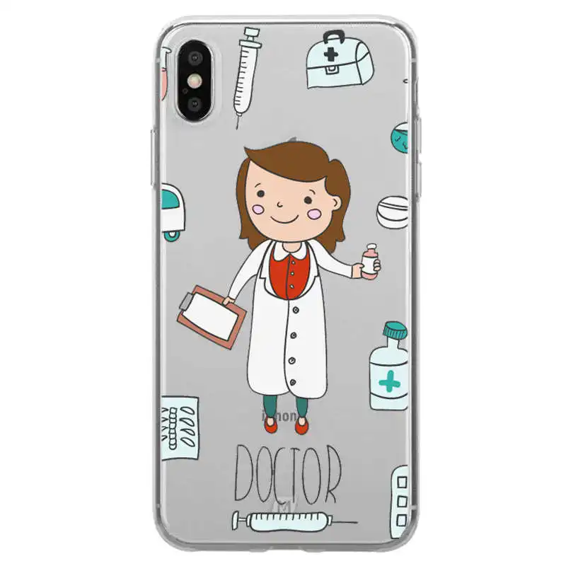 TPU Мягкий силиконовый чехол из ТПУ для iPhone X10 XR XS MAX 7 8 8Plus 5s SE 6 6S 6Plus - Цвет: TPU