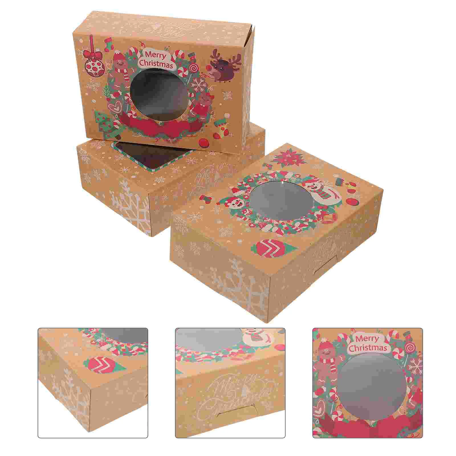 

12 шт., новогодние подарочные коробки