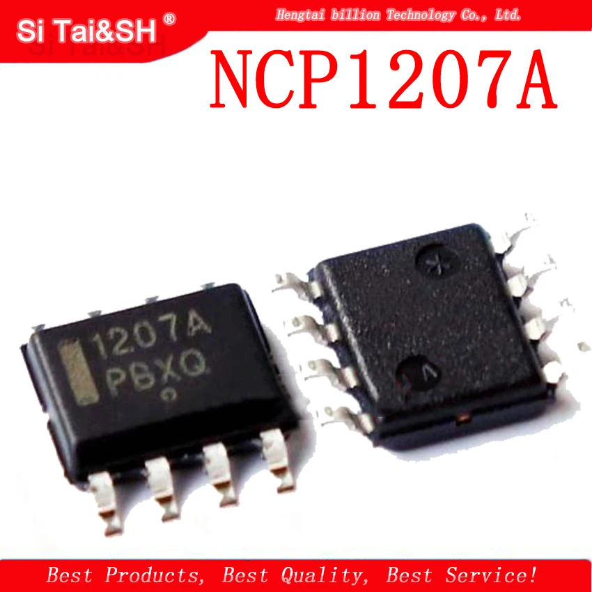 5 шт. NCP1207A SOP-8 NCP1207 NCP1207ADR2G NCP1207ADR SOP 1207A SMD ЖК-чип питания |