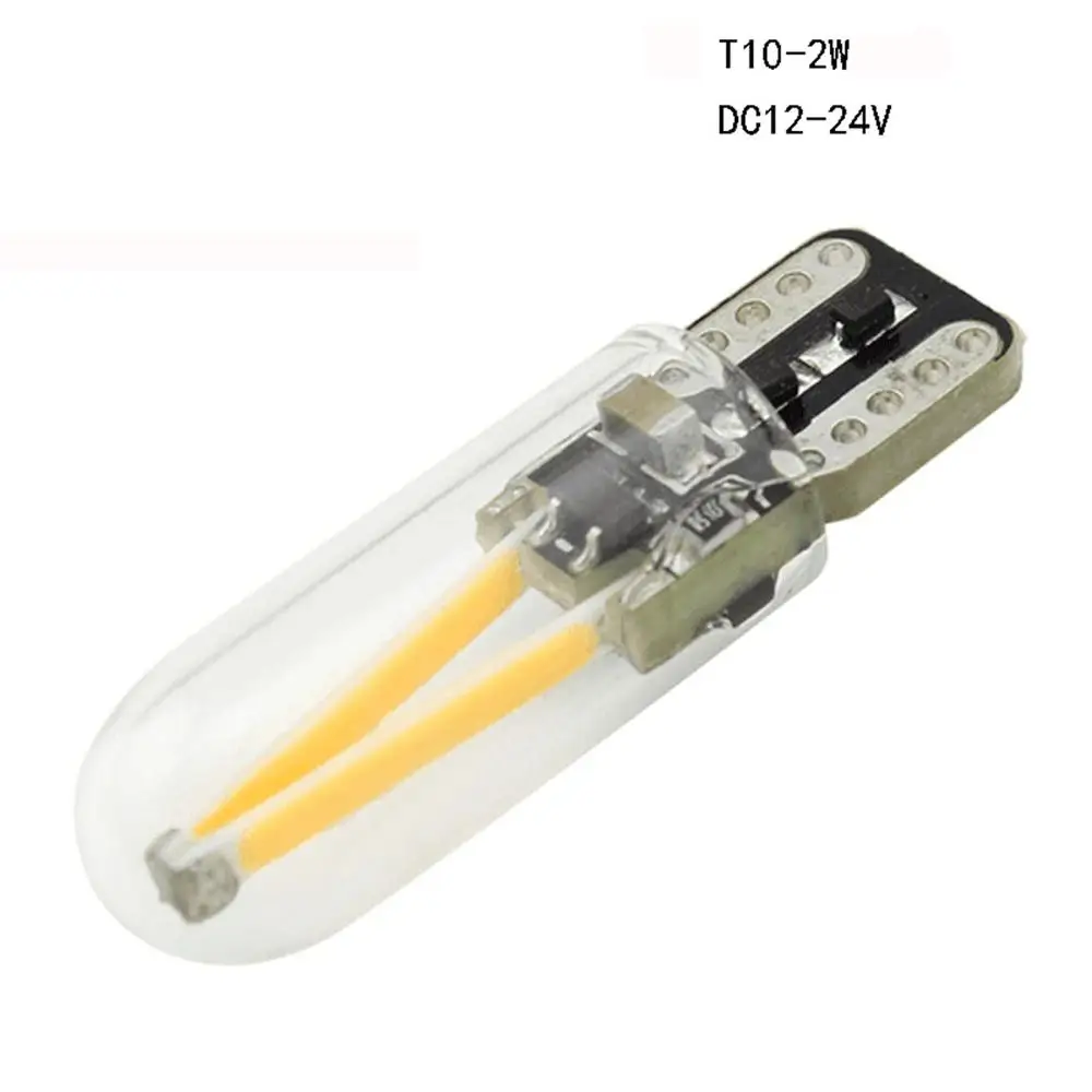 

2 шт. высокое качество T10 супер яркий COB светодиодный внутренний купольный светильник для чтения габаритный фонарь 12 В 24 светодиодный автомо...