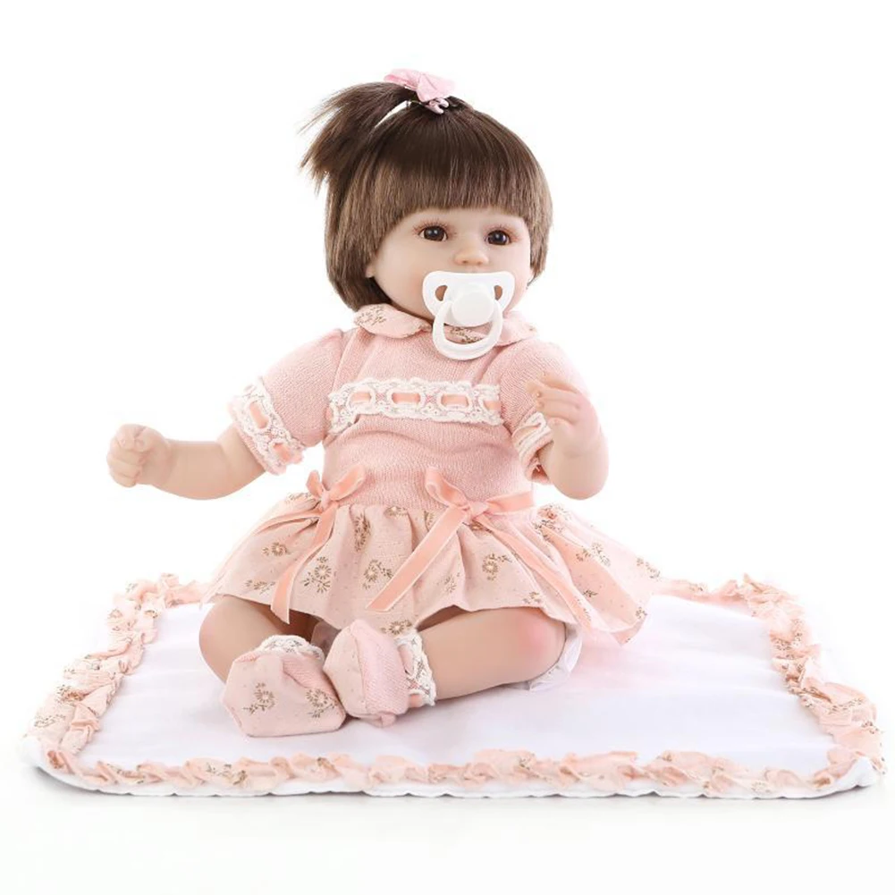 

Реалистичная детская игрушка-Реборн, прекрасное платье, Реалистичная удобная имитация игрового домика, игрушки для детей, подарок