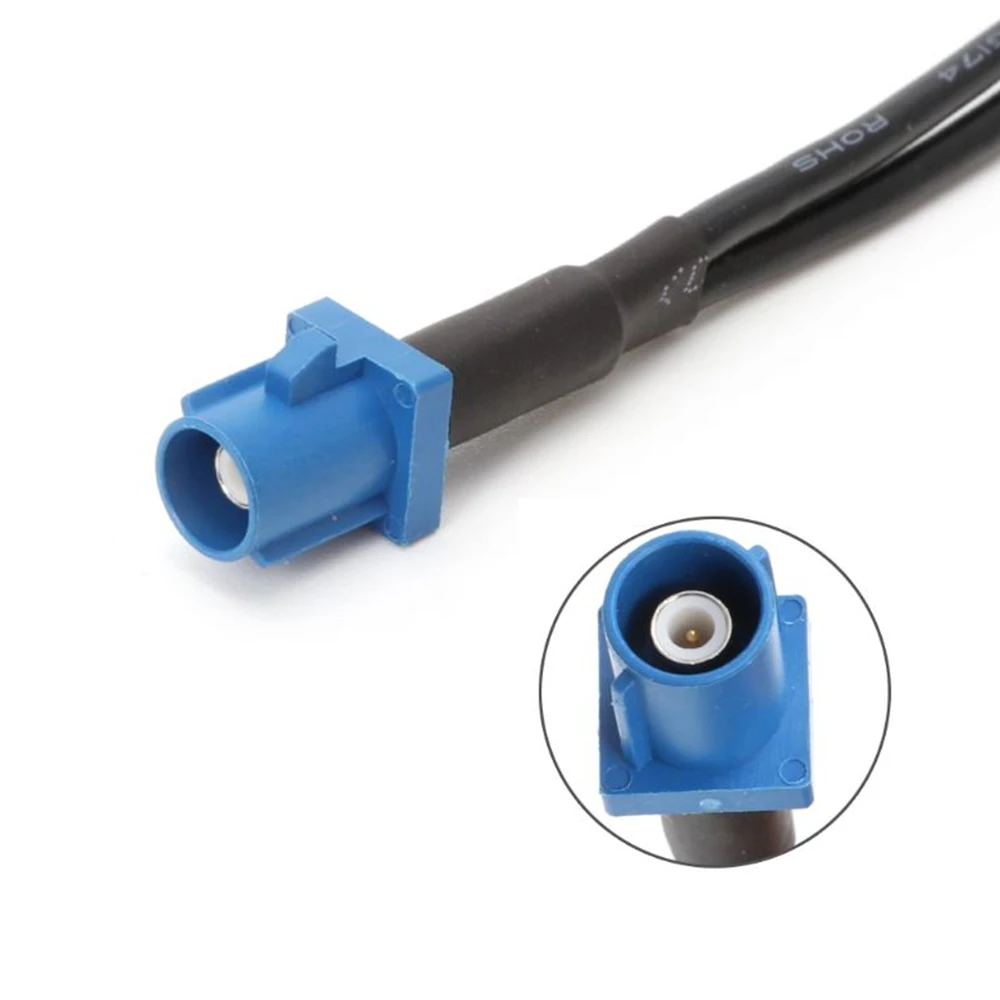 

50cm RG174 Pigtail Cable Fakra C Male Plug To 2 x Fakra C Female Splitter Combined Cable Durable