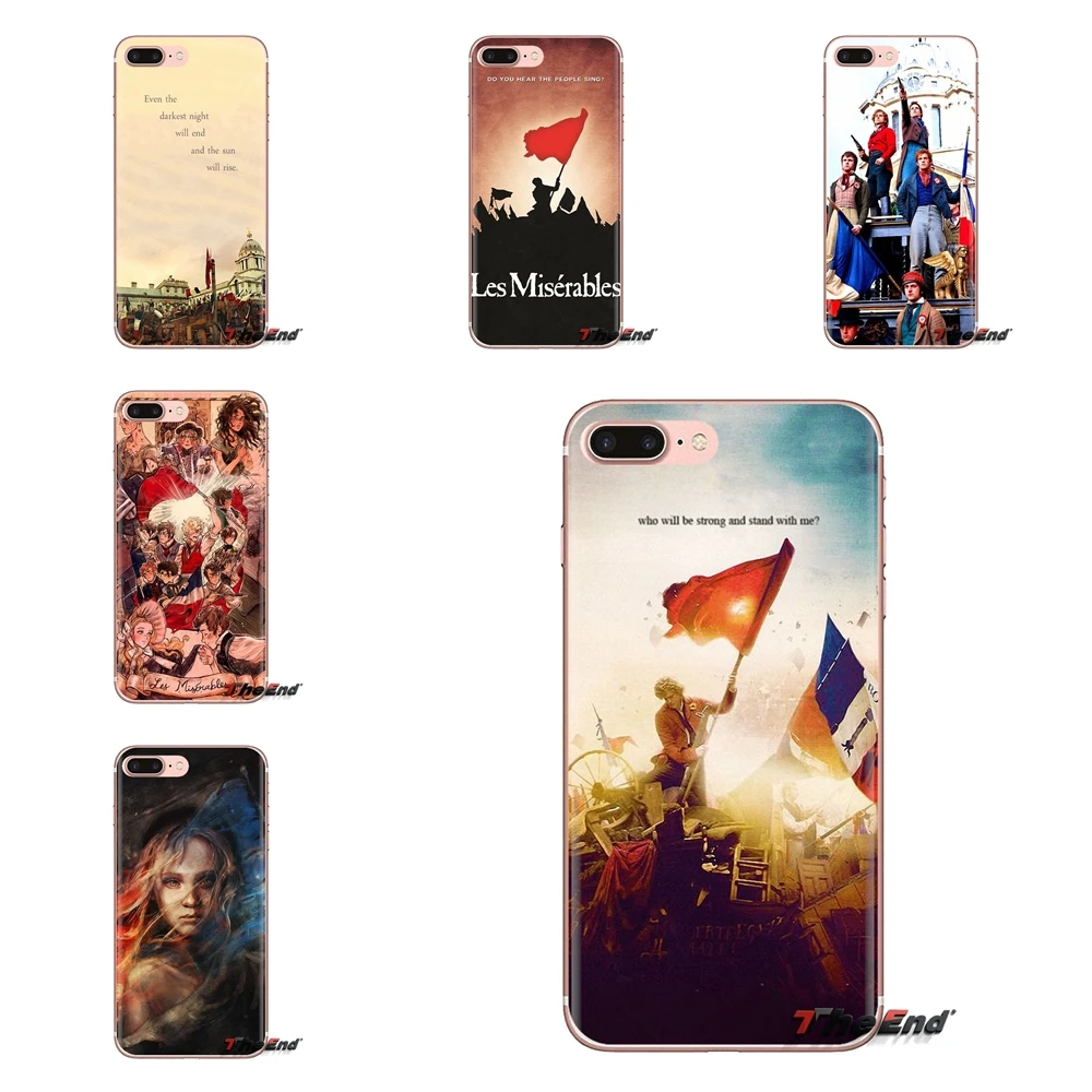 For Samsung Galaxy S3 S4 S5 Mini S6 S7 Edge S8 S9 S10 Plus Note 3 4 5 8 9 Silicone Shell Cover Les Miserables Mixed illustration |