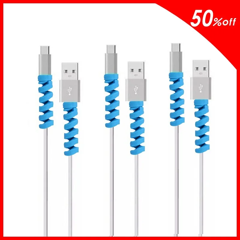 

Silicone Bobbin Winder Wire Cord Organizer Cover for Apple USB Charger Cable Cord 6pcs Free Shipping Cable Protector