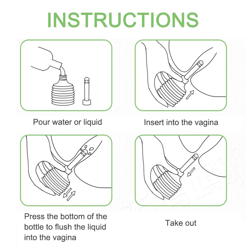 Многоразовый вагинальный ирригатор HYNAUT медицинский выдвижной Вагинальный