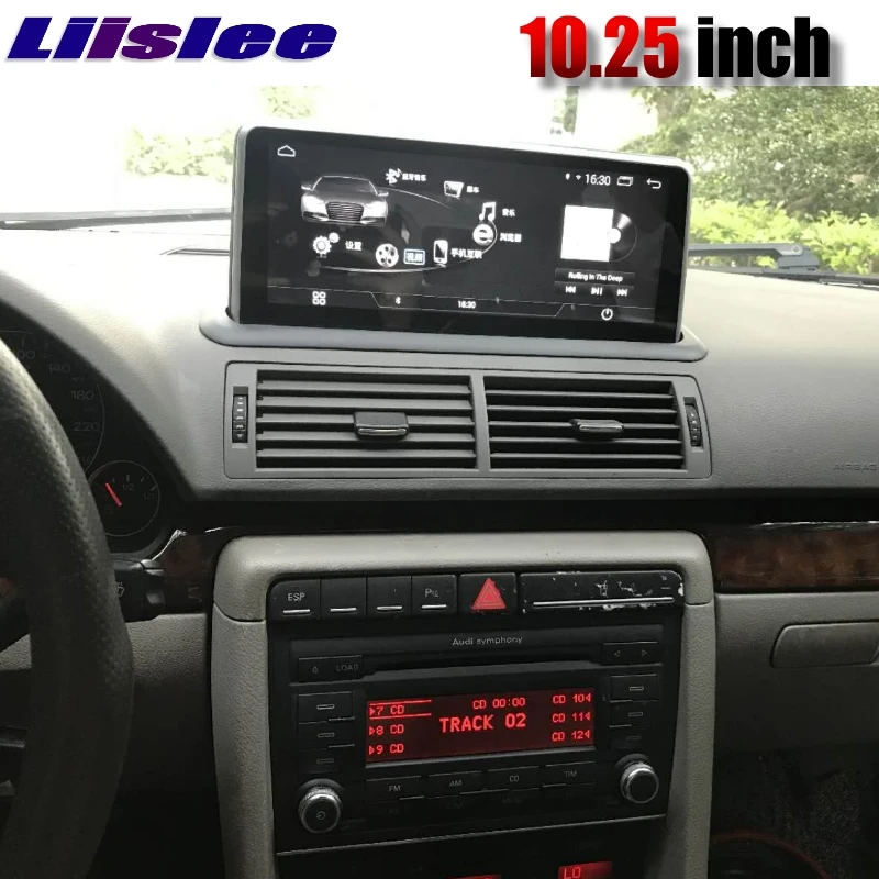 Автомагнитола LiisLee для Audi A4 B6 B7 8E 8H 2000 ~ 2009 10 25 дюйма Wi Fi GPS карта радио оригинальная