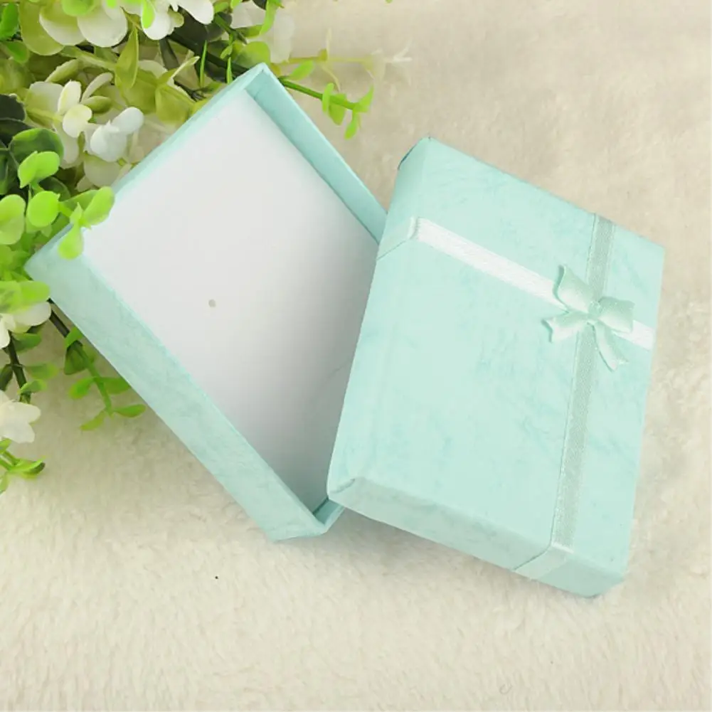 9x7x3cm Blue 1 шт ожерелье серьги кольцо Упаковка Ювелирные Изделия Бумажная Подарочная коробка аксессуары упаковочные бумажные пакеты для подарков cajas de regalo Прямая поставка - Цвет: 9x7x3cm Blue