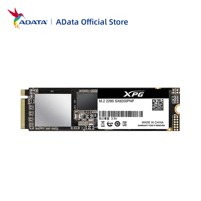 ADATA XPG SX8200 PRO PCIE GEN3X4 M.2 2280 твердотельный накопитель 256 ГБ 512 1 ТБ 2 SSD для ноутбука