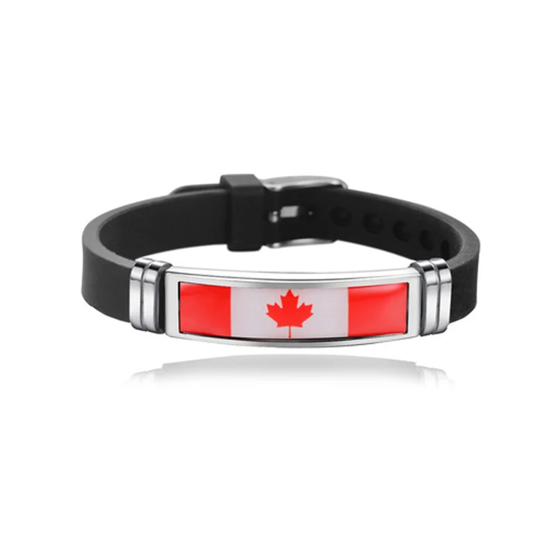 Сувенирный подарок 2022 браслет с флагом США и Испании для мужчин женщин