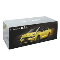 118 scale Original LYNKCO 03 Geely alloy simulation car model Diecast metal vehicle toy Collection souvenir kids adult gift