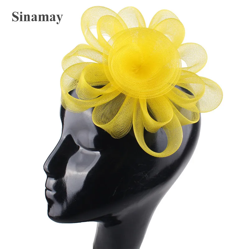 Королевский синий кринолин Вуалетка шляпа аксессуары для волос свадьбы