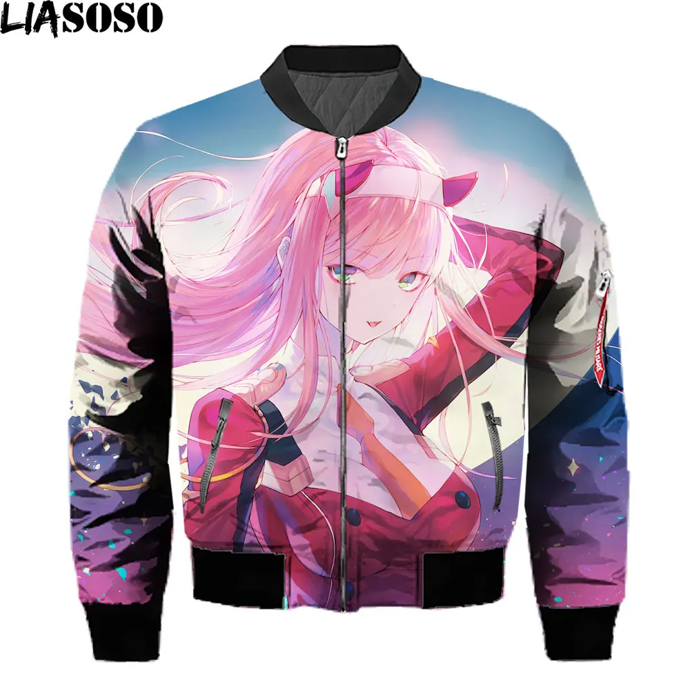

LIASOSO 3D Printing Anime Men's and Women's Fashion Men's Jacket Unisex Casual Hip-hop Jacket Brand Men's Clothing