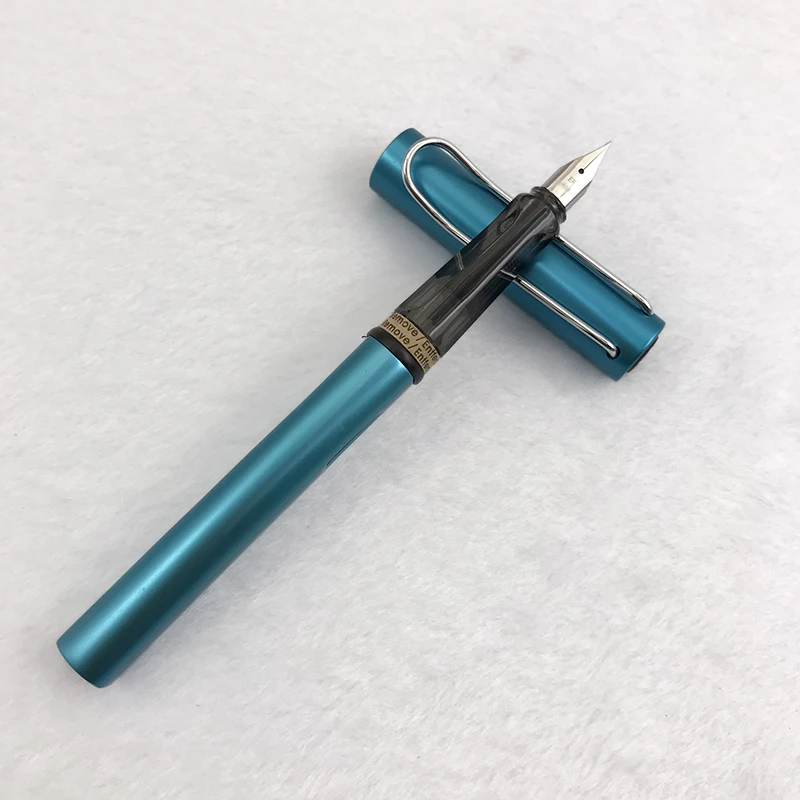 Nice Pacific синяя авторучка металлическая Серебряная выдолбленная клипса 0 5 мм 38