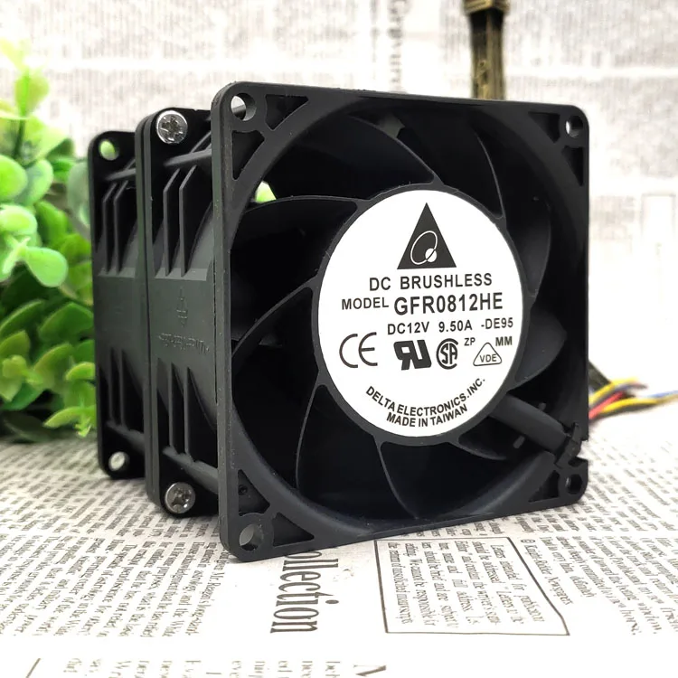 Двухмоторный вентилятор Delta 30000 об/мин 12 В а GFR0812HE 8 см |