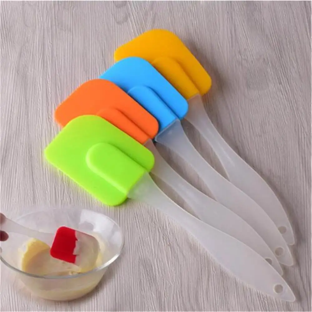 

1PCS 18cm Silicone Cake Scraper Multi purpose Scraper Spatula Utensil Cooking Baking High Temperature Resistance Brushes Kitchen