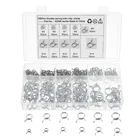 250 шт. 5 мм-14 мм нержавеющая сталь 304 автомобильный топливный шланг для масла и воздуха зажим для бензинового дизельного водяного шланга пружинный зажим крепежные аксессуары