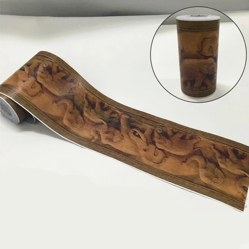 08 Ретро плитки наклейки на стену для ванной комнаты кухонные плиточные наклейки декоративные клейкие водонепроницаемые ПВХ наклейки на стену кухонная линия талии - Цвет: 08