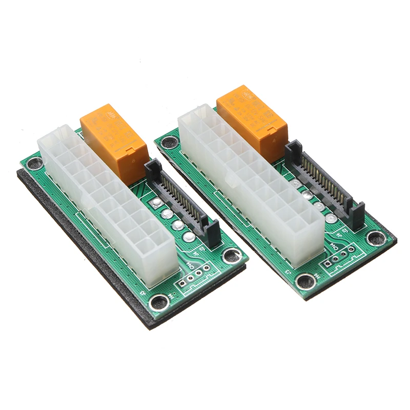 

24Pin Multi Power синхронная пусковая карта Add2PSU ATX на SATA Двойные карты питания для компьютера