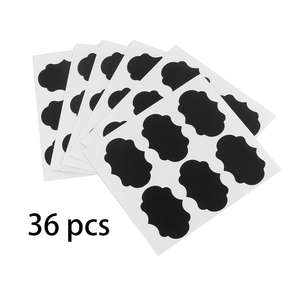 Бытовой 36/72 шт. Водонепроницаемый доске Кухня специй этикетка наклейки дома Jar