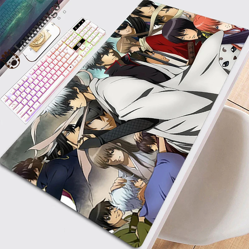 

Keyboards Pads Mouse Gamer Complete Mats Extended Mause Gaming Table Pads For Computer Cheap Laptop Anime Handsome Gintama Pads
