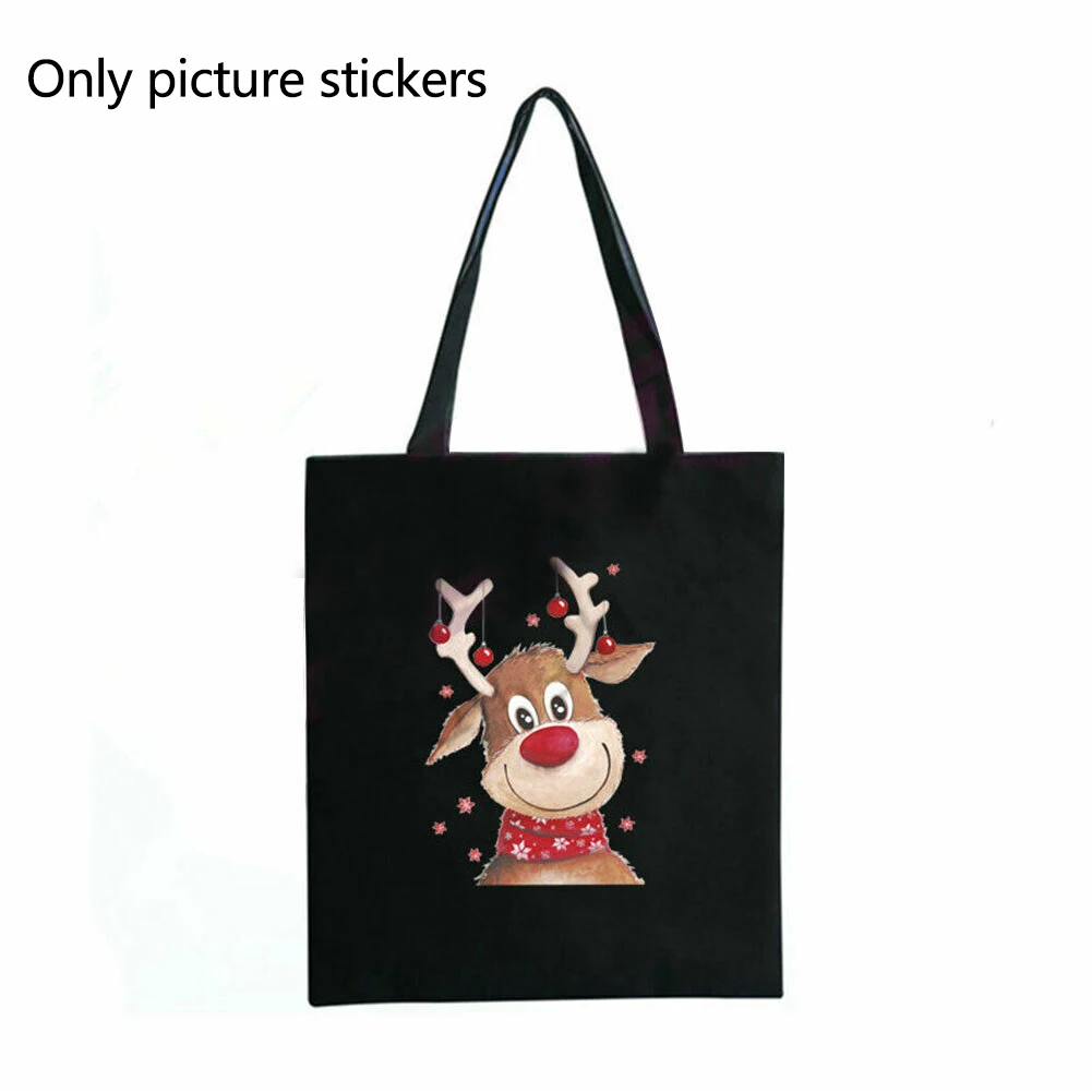 Наклейка простые в использовании рождественские аксессуары с оленем Детская