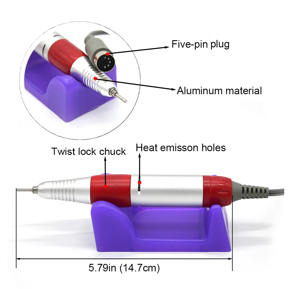35000 об/мин профессиональная электрическая дрель для ногтей набор педикюрный