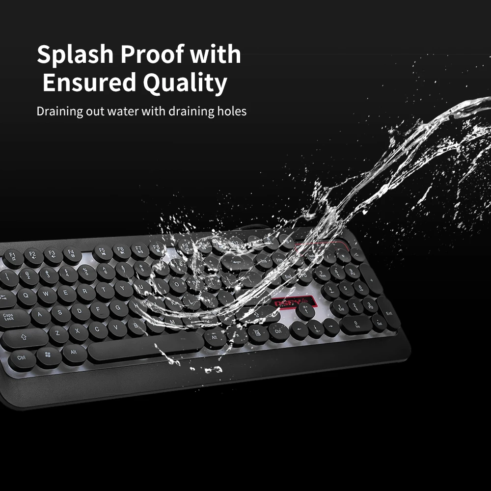 Проводная игровая клавиатура с подсветкой 104 клавиш|Клавиатуры| |