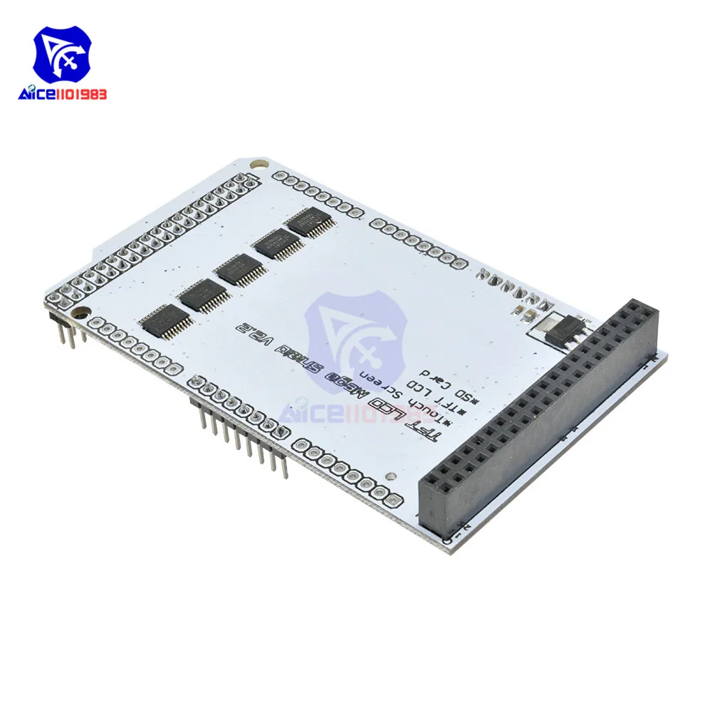 Плата расширения ЖК-экрана diymore TFT 3 2 дюйма 4 5 0 7 для Arduino FR4 В 8 бит 16 модуль SD-карты |
