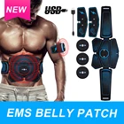 Стимулятор мышц живота тренер EMS Abs Фитнес учебного оборудования с 6 режимами массажа Фитнес ремень для домашнего спортзала