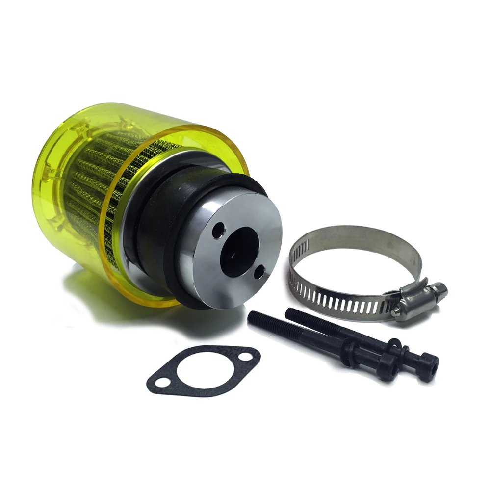 Yellow RC автомобильный воздушный фильтр подходит CY Zenoha двигатели для RC 1/5 FG HPI ROVAN KM BAJA MONSTER TRUCK - Цвет: Yellow