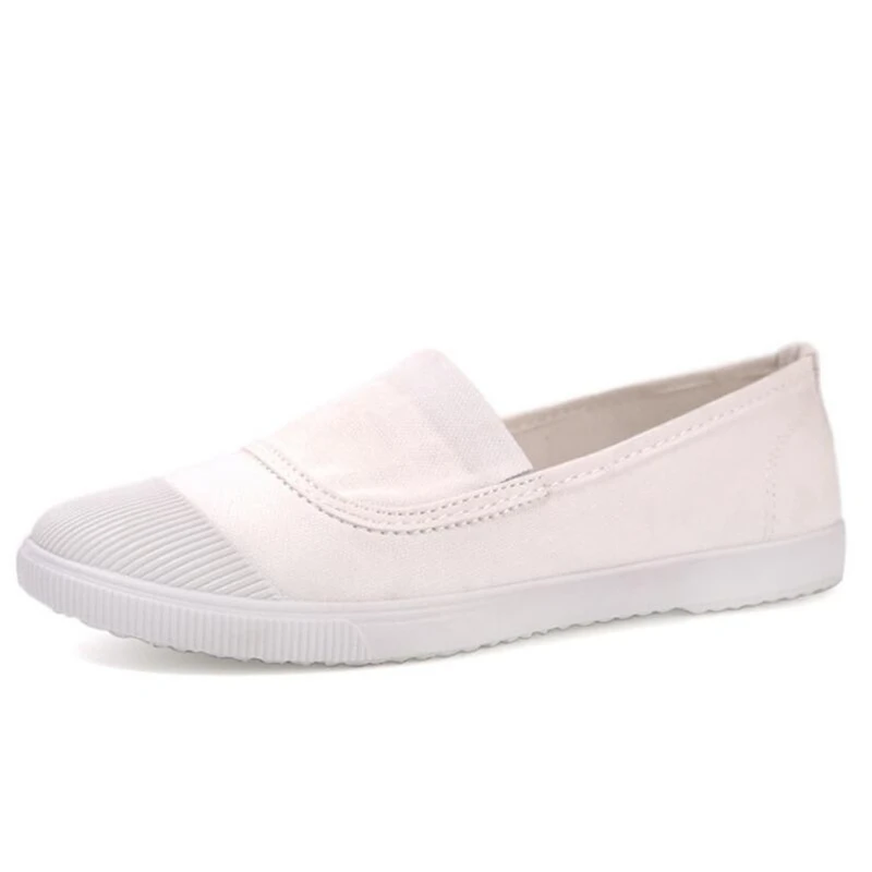 QWEDF Женская летняя обувь Парусиновая на плоской подошве Модные шикарные