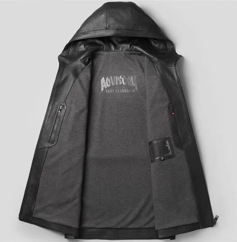 Pudi MT931 новые модные мужские куртки и пальто короткие с капюшоном из настоящей овечьей шерсти жакеты из овечьей кожи Верхняя одежда из натуральной кожи
