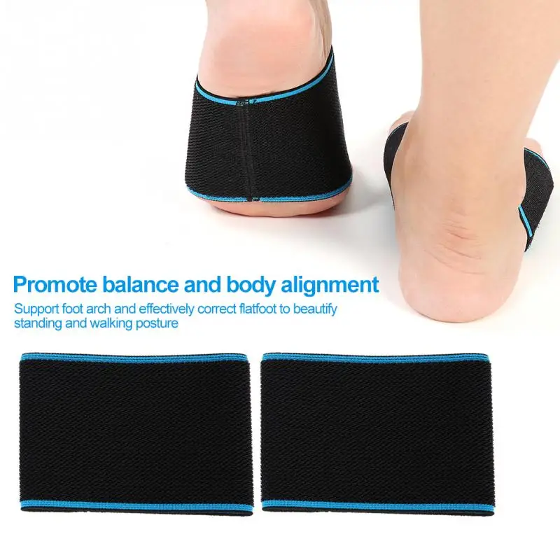 

Orthotic Insoles Arch Support Pad Nylon Elastic Feet Foot Arch Support Cushion Shoe Insoles Pads Sore Relieve For Men And Women