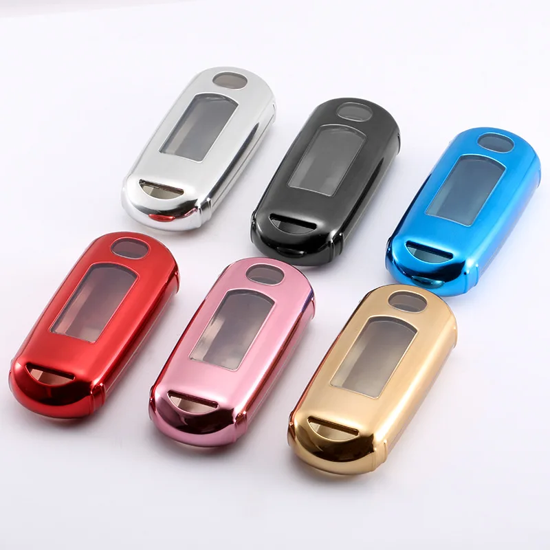 Новый мягкий TPU чехол для автомобиля дистанционного ключа с полным покрытием Mazda 2