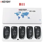 5 шт.Лот, KEYDIY B11 KD-X2 KD900 флэш-пульт дистанционного управления 200, 3 кнопки, Автомобильный ключ, пульт дистанционного управления в стиле DS для KD MINI KD900