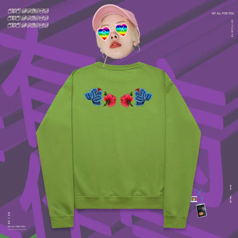 Пуловер с круглым вырезом и принтом в стиле рэп уличная одежда moletom китайская