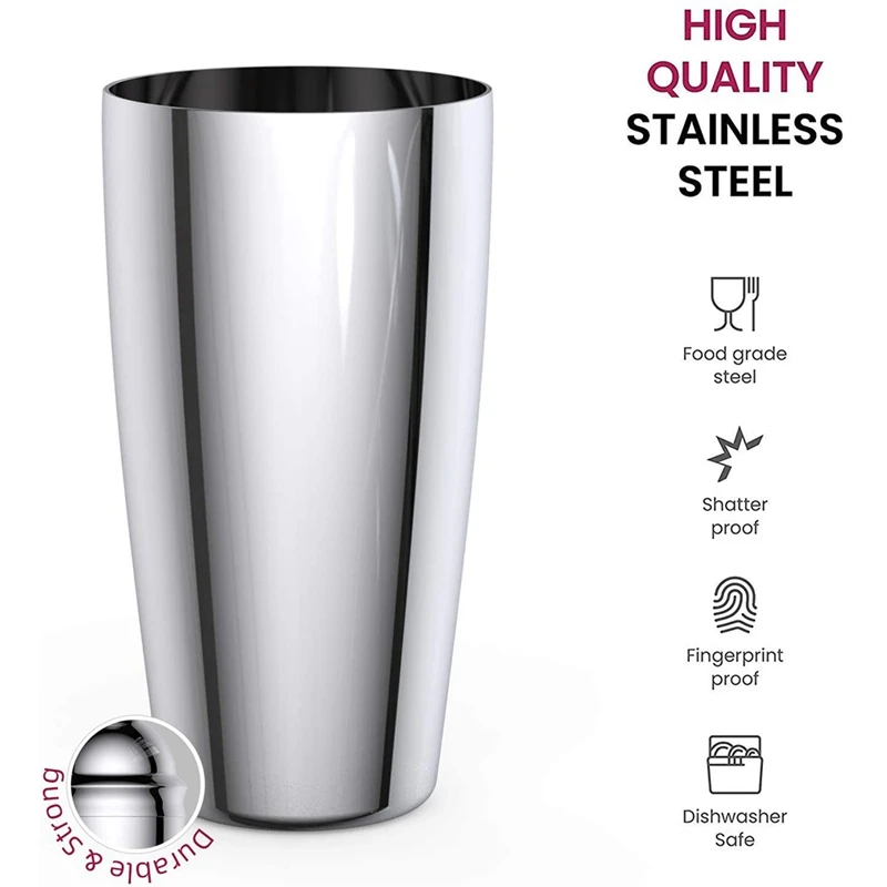 

Cocktail Shaker Set with Stand, Bartending Kit Bar Tools Accessories Bar Set Cocktail Shaker Set for Home, Bars