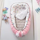 Переносная детская кроватка-гнездо для новорожденных, для мальчиков, Подушка для девочек, подушка для детской колыбели, подушечки для кровати