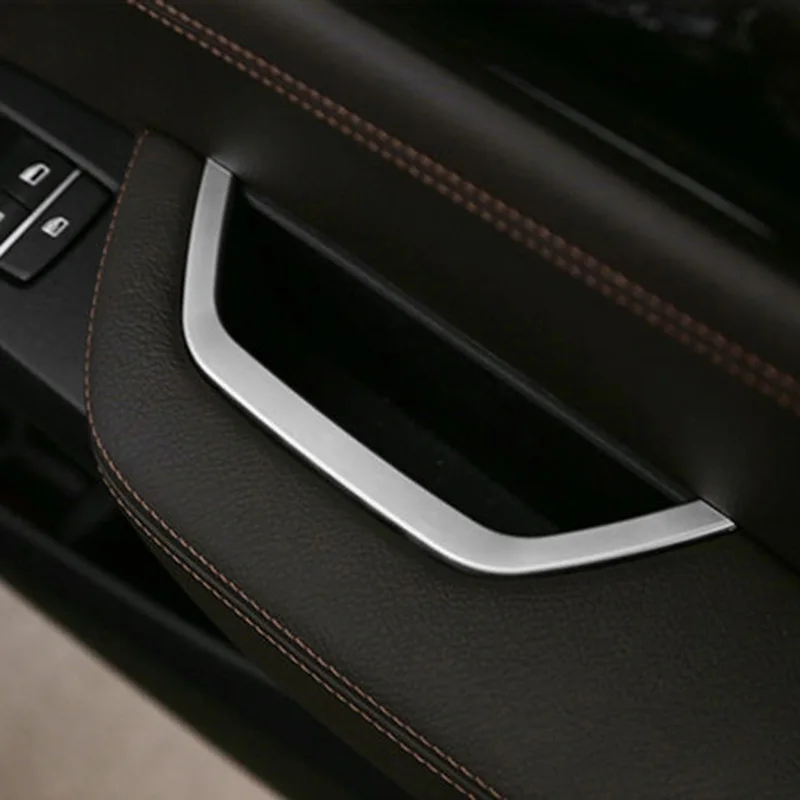 

1 PC Car Door Handle Storage Decor Cover Trim For BMW X3 F25 2011 2012 2013 2014 2015 2016 2017 Auto Interior Accessories