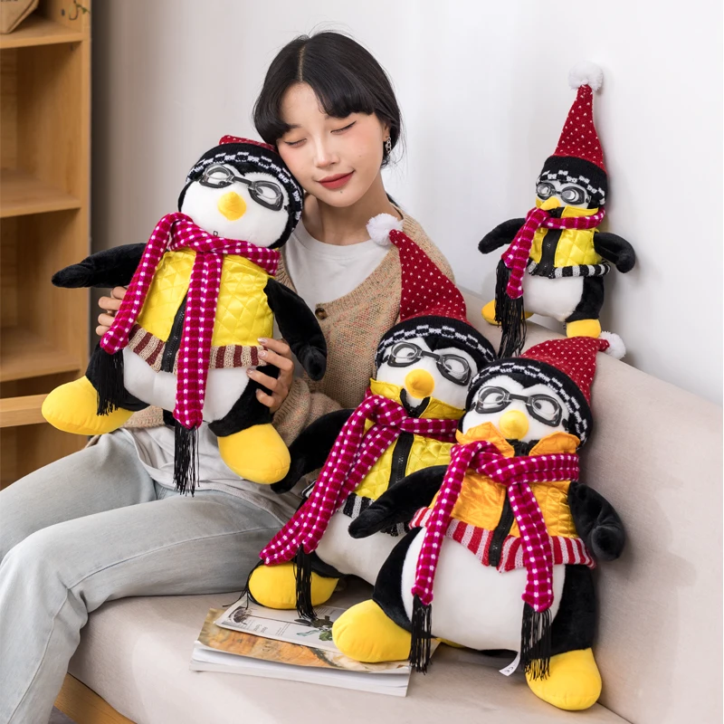 27/47 см друзей Hugsy плюшевые Джо друг Пингвин плюшевая игрушка серьезные Рэйчел