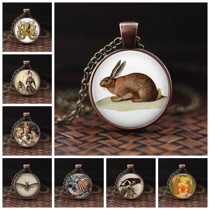 Ожерелье с подвеской в виде животных ожерелье зайчика модное украшение