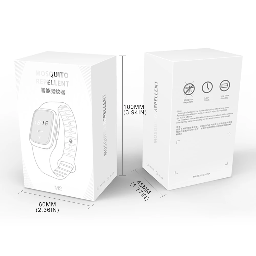 

New Portable Ultrasonic Insect Mosquito Capsule Pest Insect Bugs Control Mosquito Repellent Wristband For Kids Mosquito Killer H