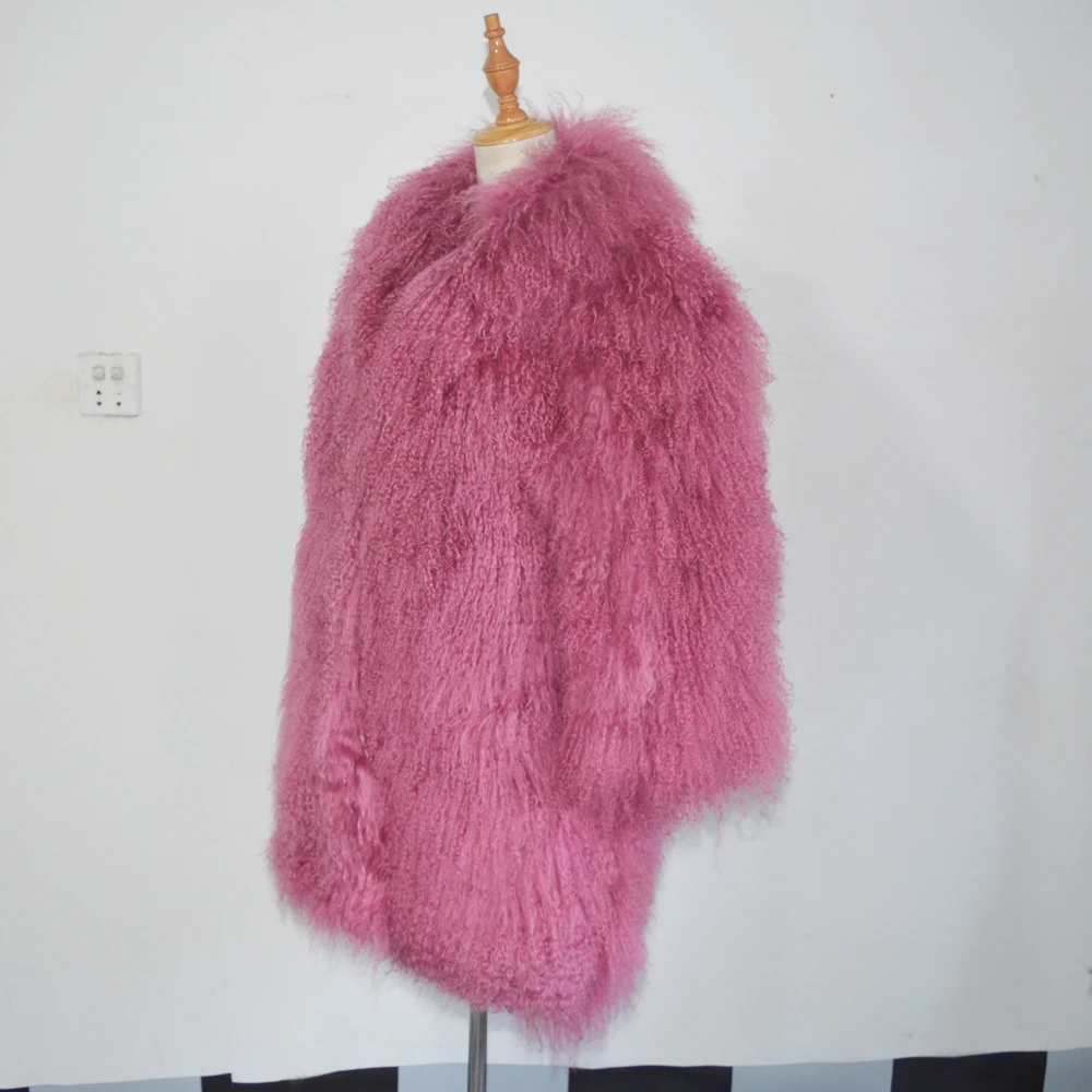 Высококачественная зимняя теплая одежда из монгольской овечьей шерсти|Шубы и