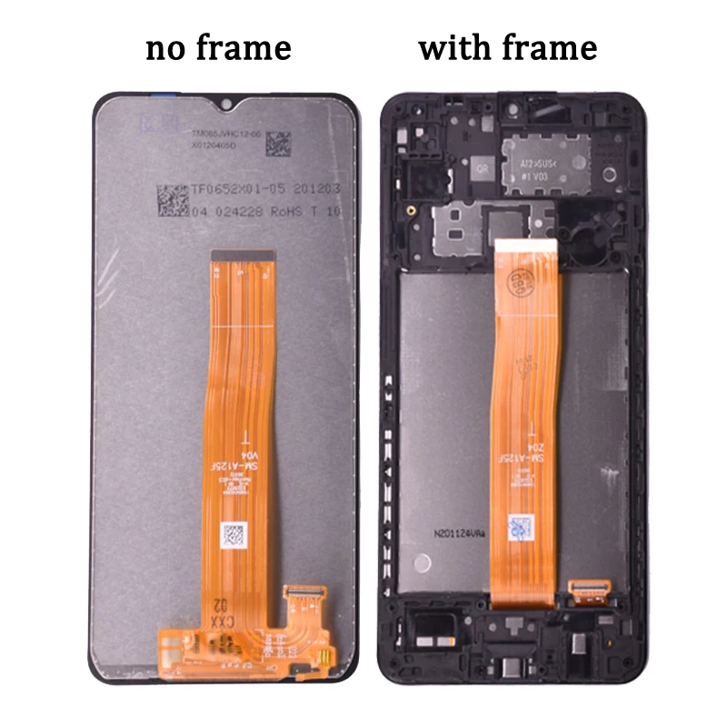 Pantalla LCD Original de 6,5 pulgadas para m&oacute;vil, digitalizador con marco, para Samsung Galaxy A12, A125, SM-A125F, A125F/DS-3