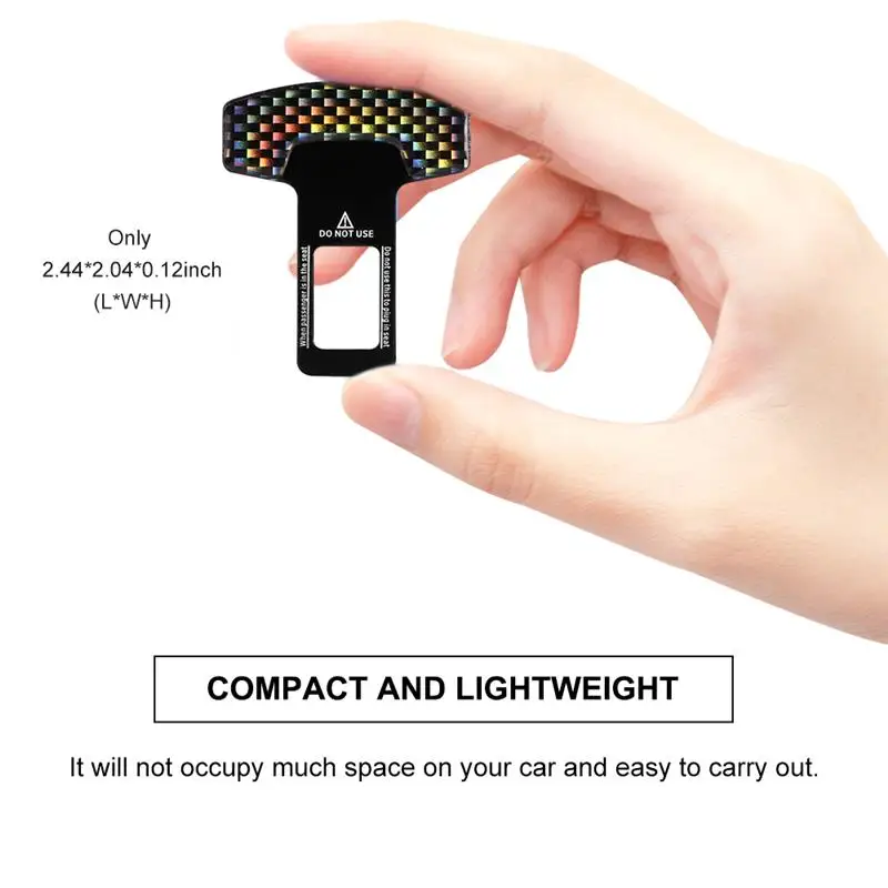 Пряжки ремня безопасности из настоящего углеродного волокна для