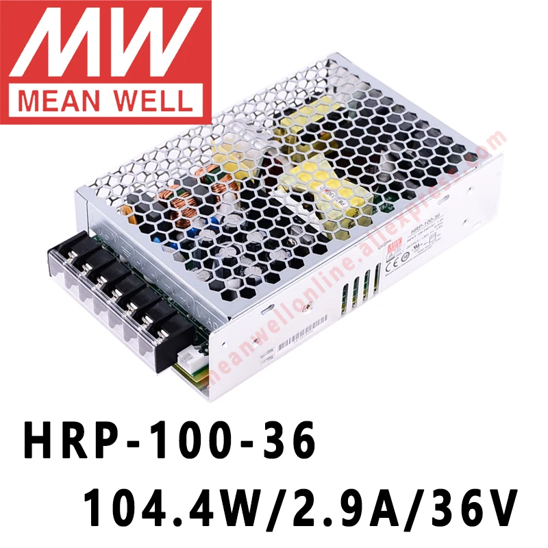 Mean Well HRP 100 series DC 12V 24V 36V 48V meanwell 100W с одиночным выходом и источником
