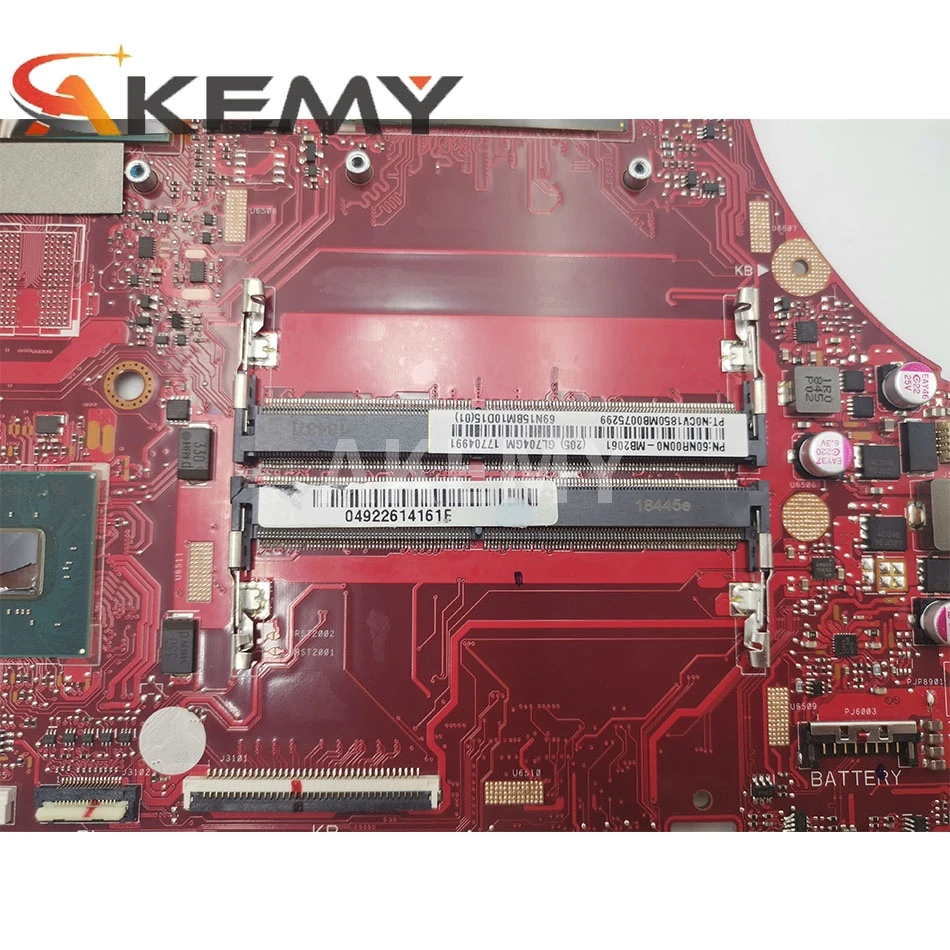 Online GL704GM Laptop Motherboard Für ASUS ROG Strix NARBE II GL704GM S7CM Original Mainboard HM370 I7-8750H GTX1060 V6G